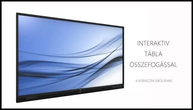 Interaktív táblát Kisbaconba, a Meskete Egyesület adománygyűjtése