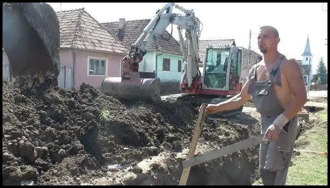 Munkálatok Vargyas községben