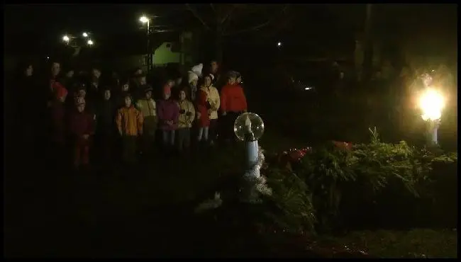 Adventi gyertyagyújtás Középajtán, 2017